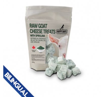 Happy Days Raw Goat Cheese With Spirulina 100G