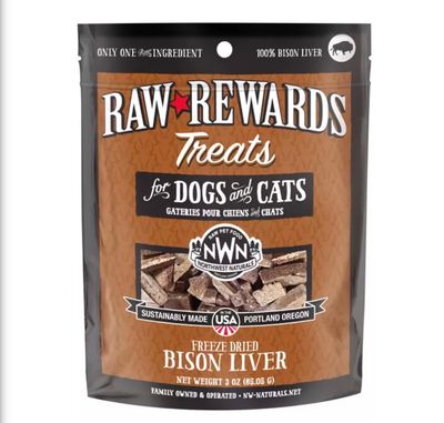 NWN FD Bison Liver Treats 85g
