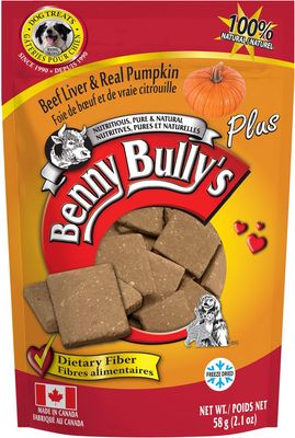 Benny Bully Dog Beef Liver &amp; Pumpkin 58g