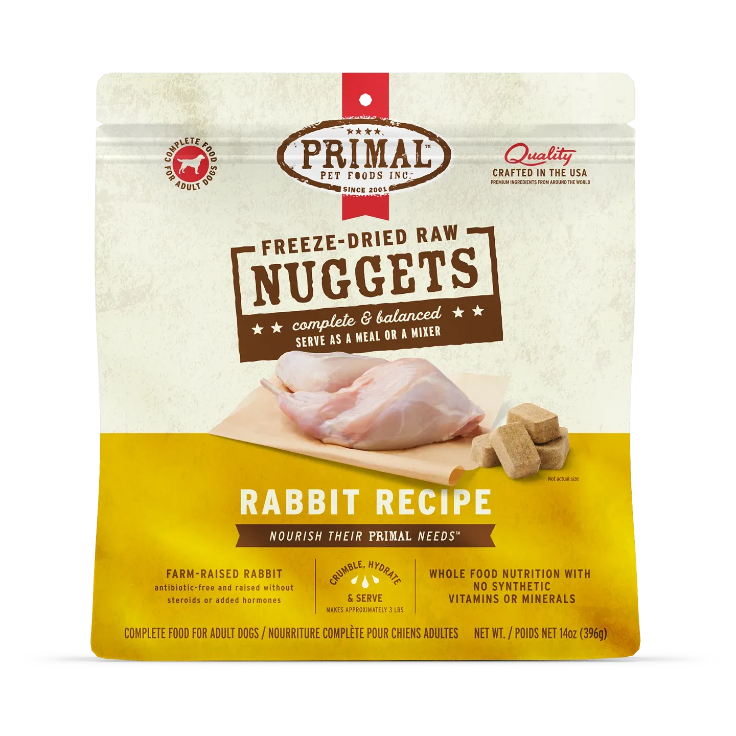 Primal Freeze Dried 14oz Rabbit Formula