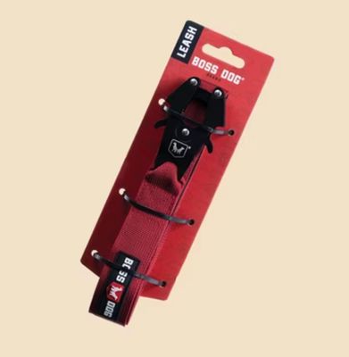 Boss Dog Leash Red 4*1.25"