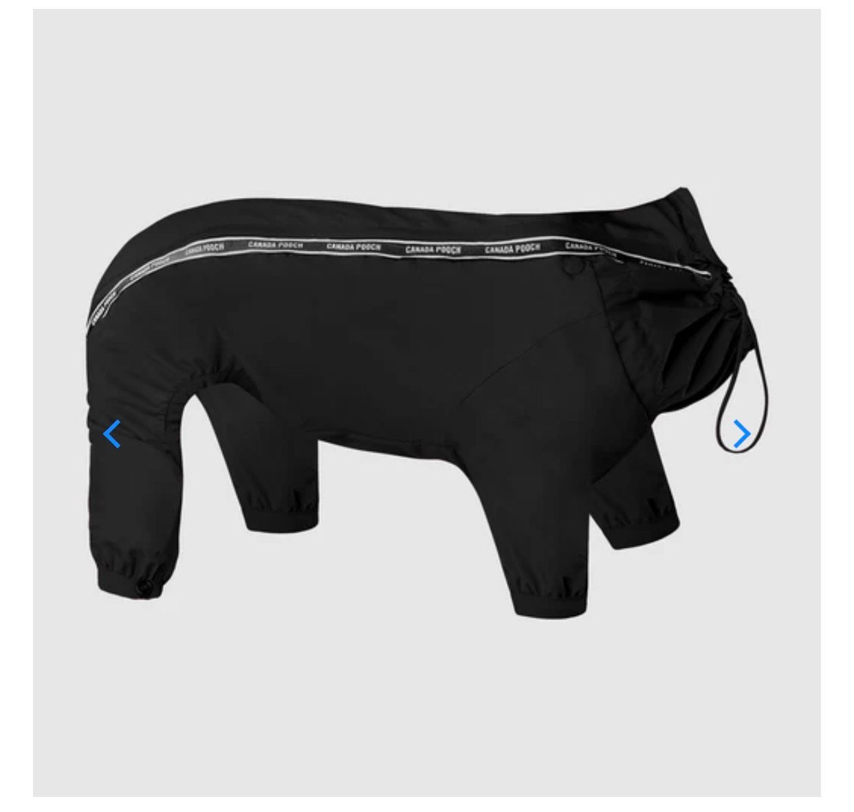 Canada Pooch Snowsuit Black 8"