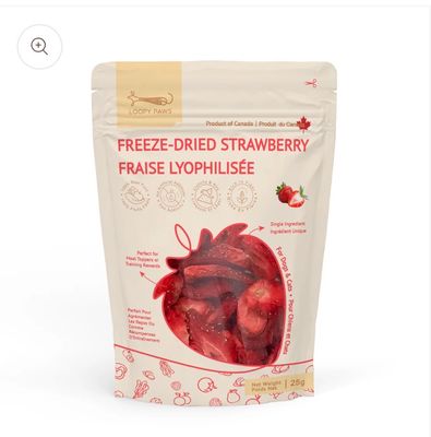 Loopy Paws Freeze Dried Strawberry 25g