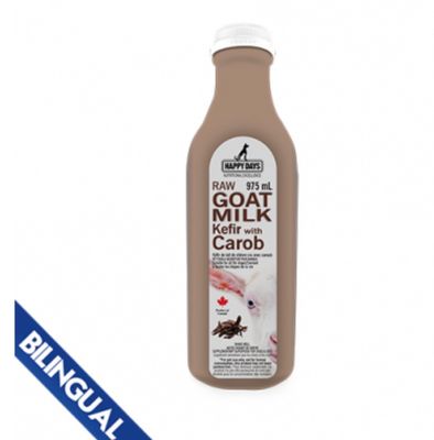 Happy Days Raw Goat Milk Kefir W/Carob Frozen For Dog 975ml
