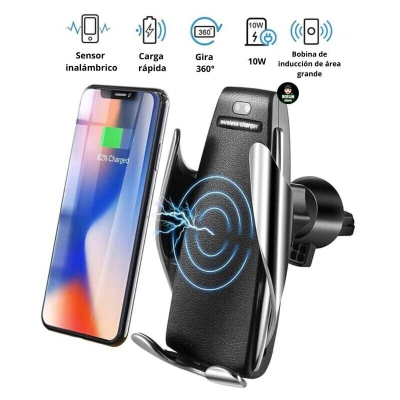 Cargador inalámbrico con sensor inteligente
