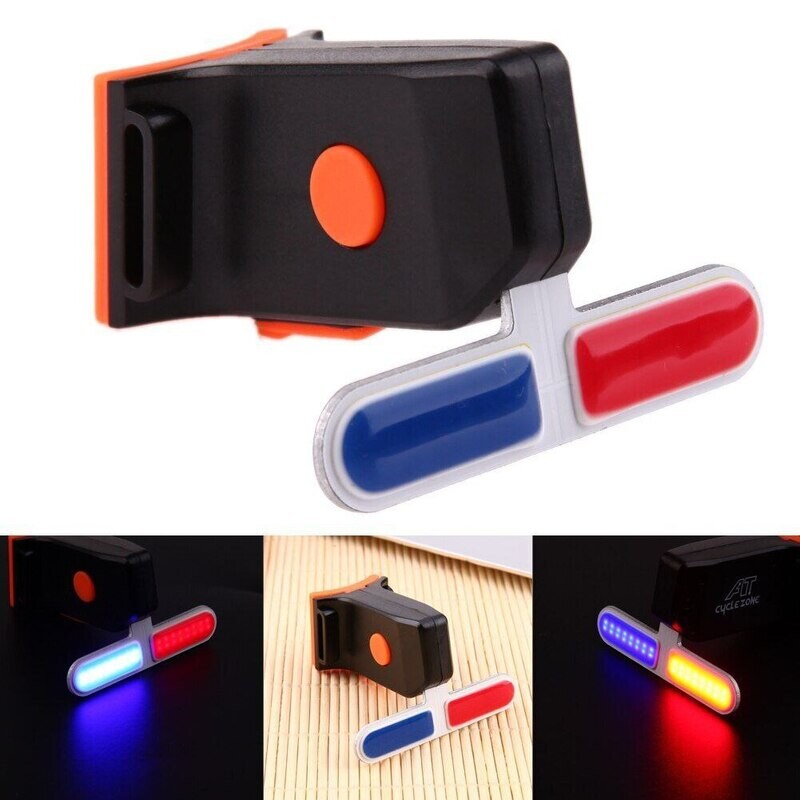 Luz para bicicleta Azul/Rojo