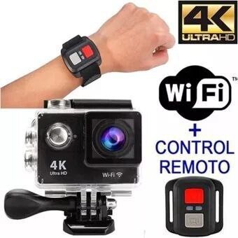 Cámara Go Pro 4K con control remoto sensorial