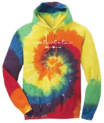 Unisex Rainbow Hooded Sweatshirt