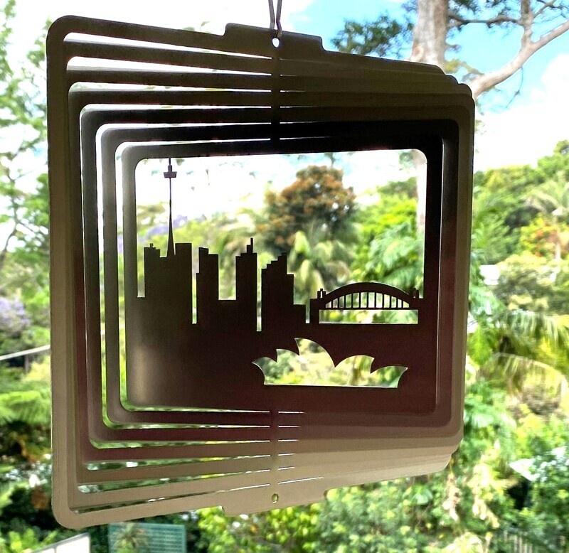 Aussie Spinners - Australiana - 20cm Sydney Harbour - 304 Stainless Steel & Made in Australia