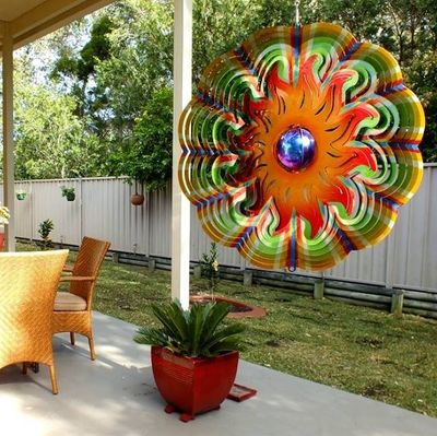 Classic Glass Ball Wind Spinners