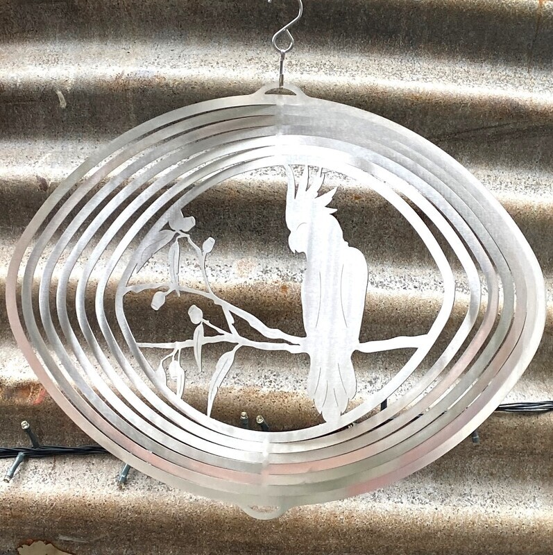 Aussie Spinners - Australiana - 30cm Cockatoo - 304 Stainless Steel & Made in Australia