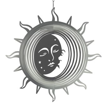 Aussie Spinners - Designer Collection - 26cm SUN & MOON - 304 Stainless Steel & Made in Australia Aussie Spinners - Designer Collection - 26cm SUN & MOON - 304 Stainless Steel & Made in Australia