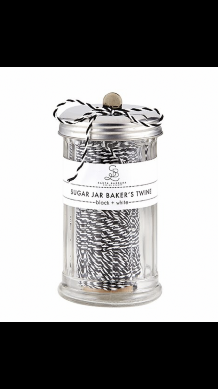 Sugar Jar Bakers Twine - Black and White