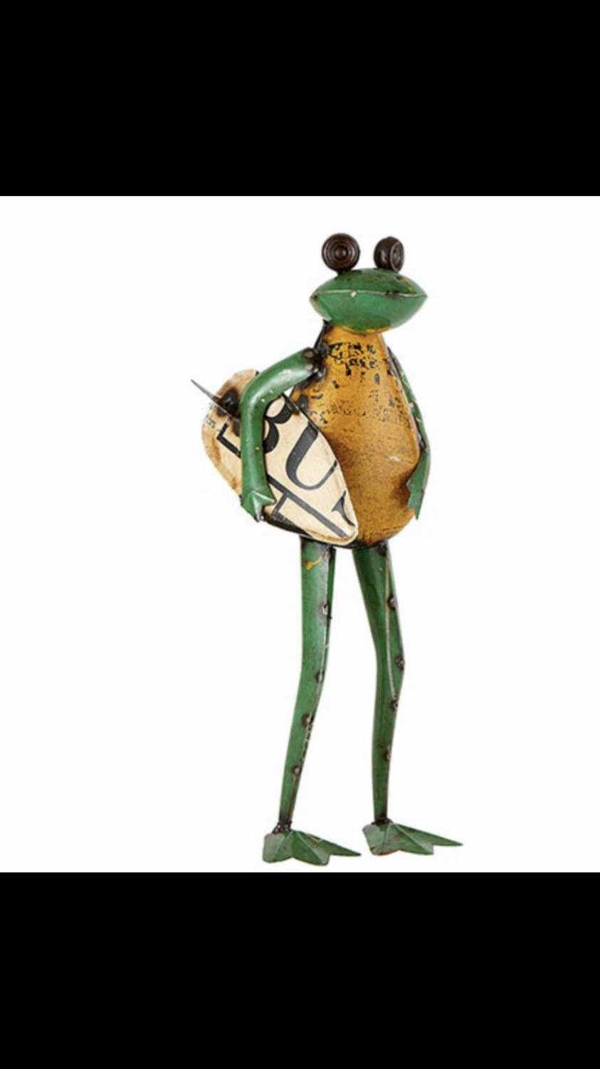 Iron Frog with Surfboard