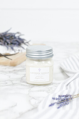Lavender Vanilla 8 oz candle