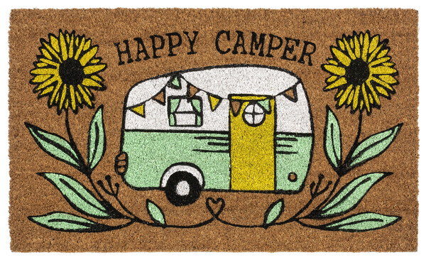"Happy Camper" Doormat
