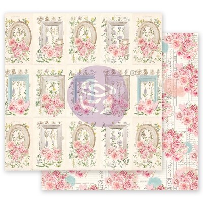 WITH LOVE COLLECTION 12×12 SHEET – THROUGH THE GARDEN – 1 SHEET W/ FOIL DETAILS