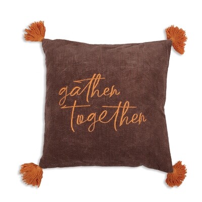 Gather Together Corduroy Pillow
