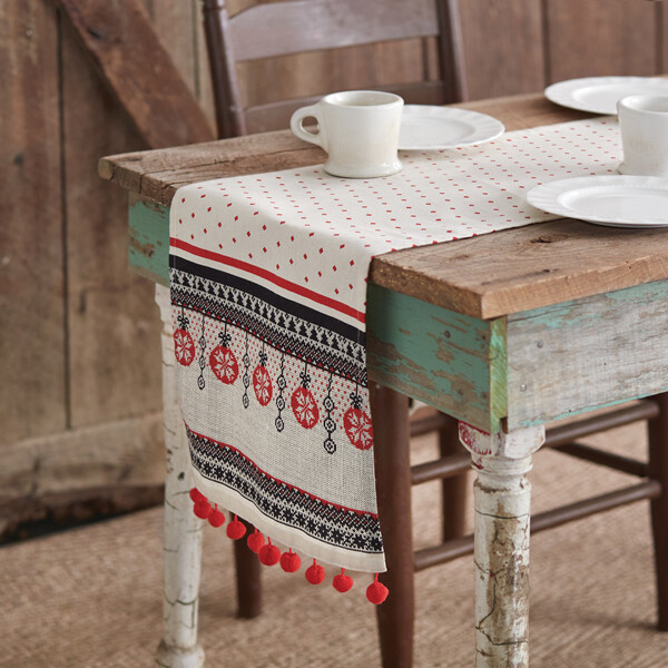 Holiday Sweater Inspired Table Runner