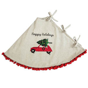 Holiday Car Christmas Tree Skirt