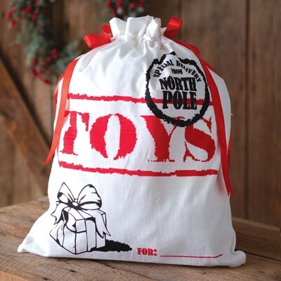 North Pole Toy Bag