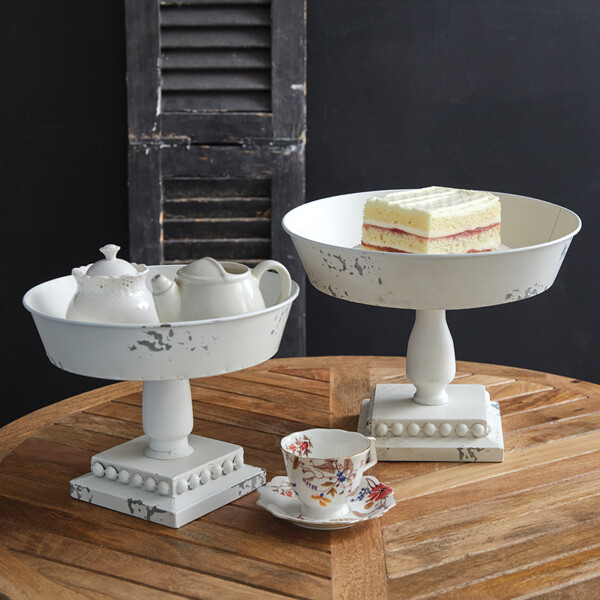 Set of Two Southern Patisserie Stands