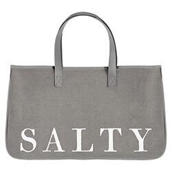 Grey Canvas Tote - Salty