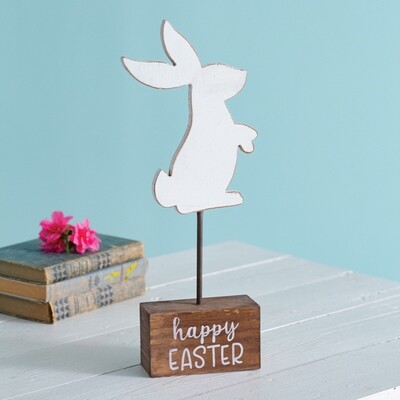 Happy Easter Bunny On Stand