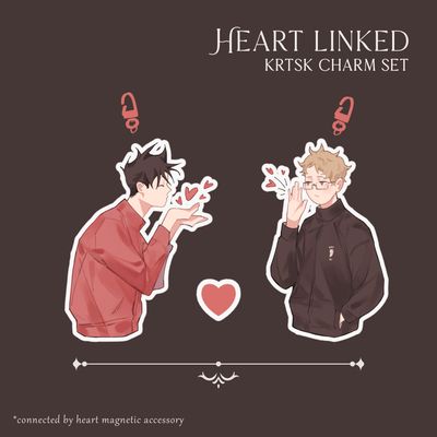 Kurotsuki Heart Linked Charm Set