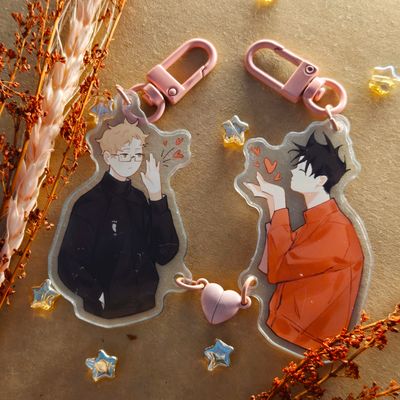 Kurotsuki Heart Linked Charm Set