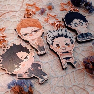 Haikyuu Wooden Charms