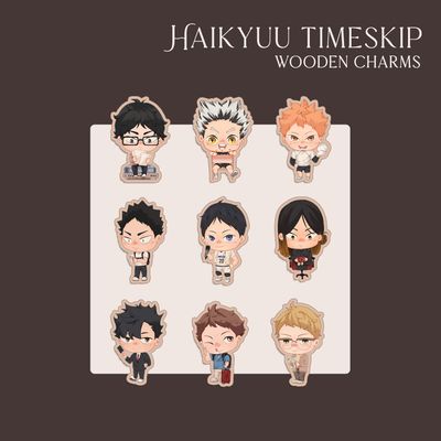 Haikyuu Wooden Charms