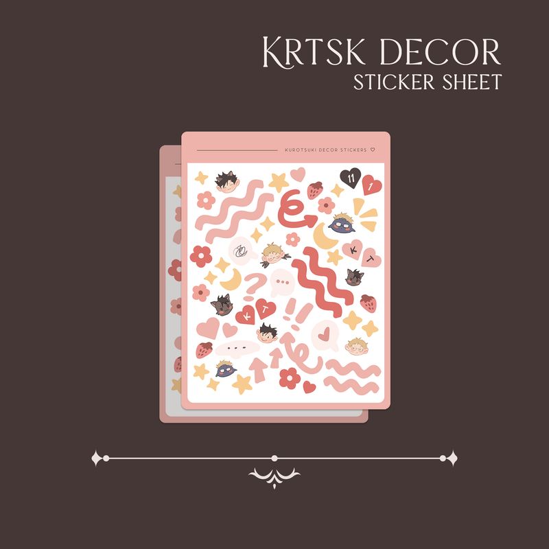 Kurotsuki Sticker Sheet