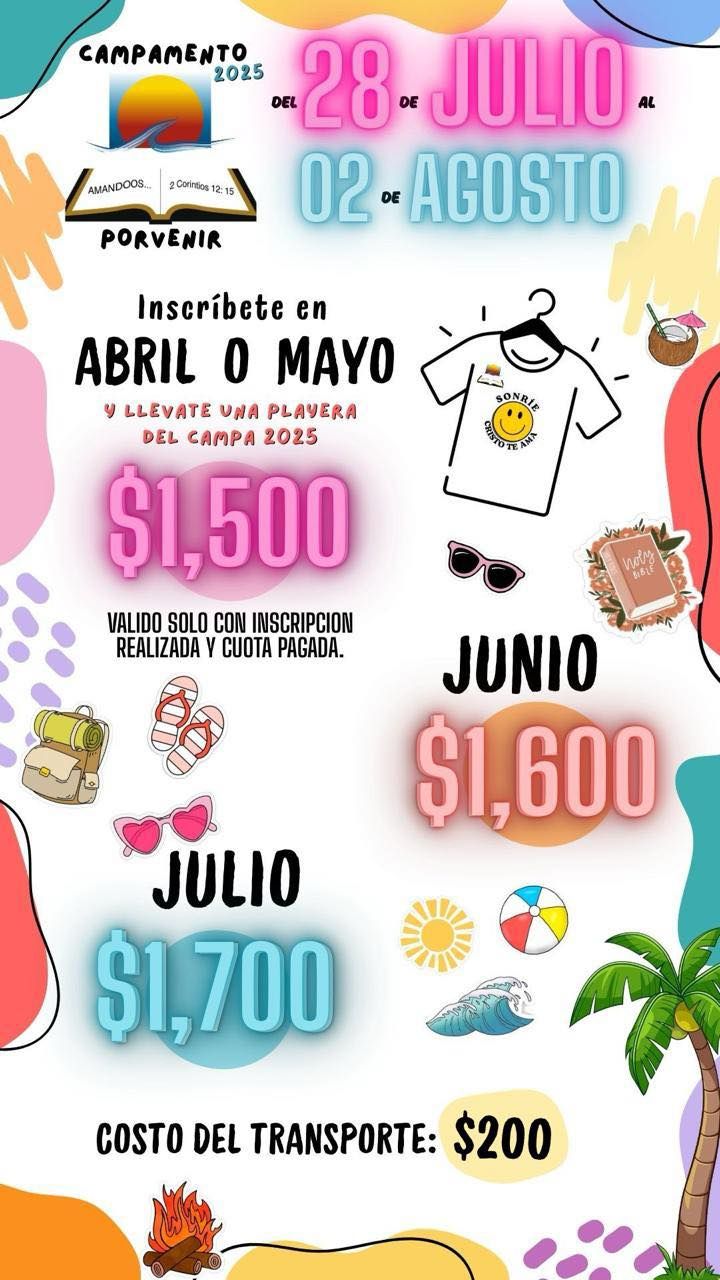 Inscripción-Campamento Juvenil 2025