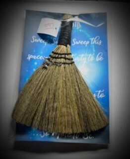 Altar - Besom/Witches Broom - Black Handle