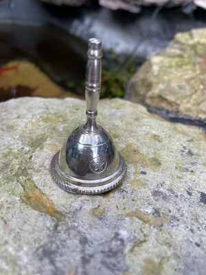 Altar - Bell (Small) Silver Pentagram