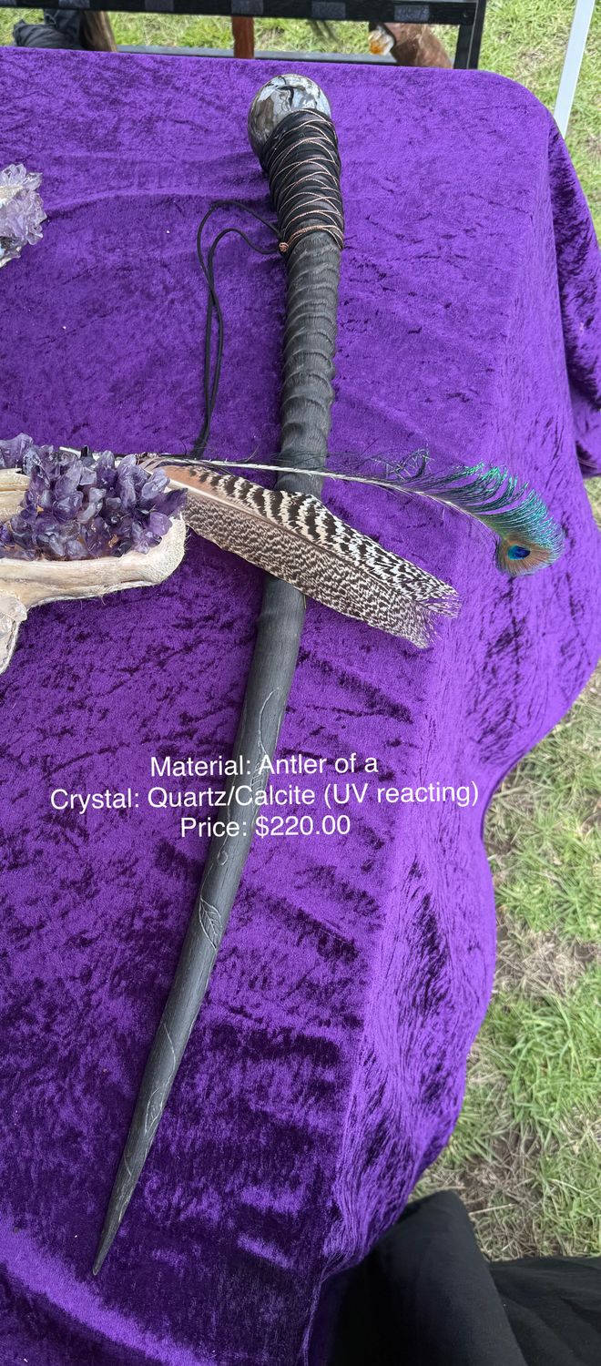 Hand Crafted Antler Wand Hand Crafted Antler Wand