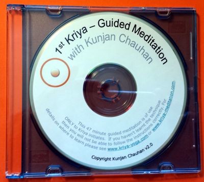 1st Kriya 47 Minute Guided Meditation v2.0 with Kunjan Chauhan.  MP3 is provided to each student.