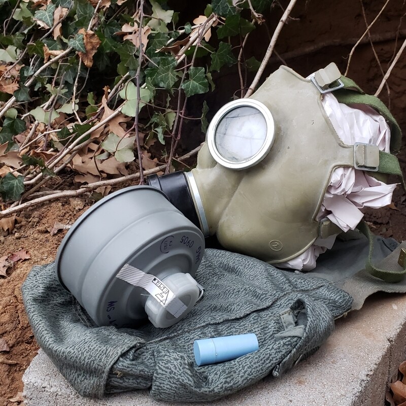 Polish MC-1 gas mask