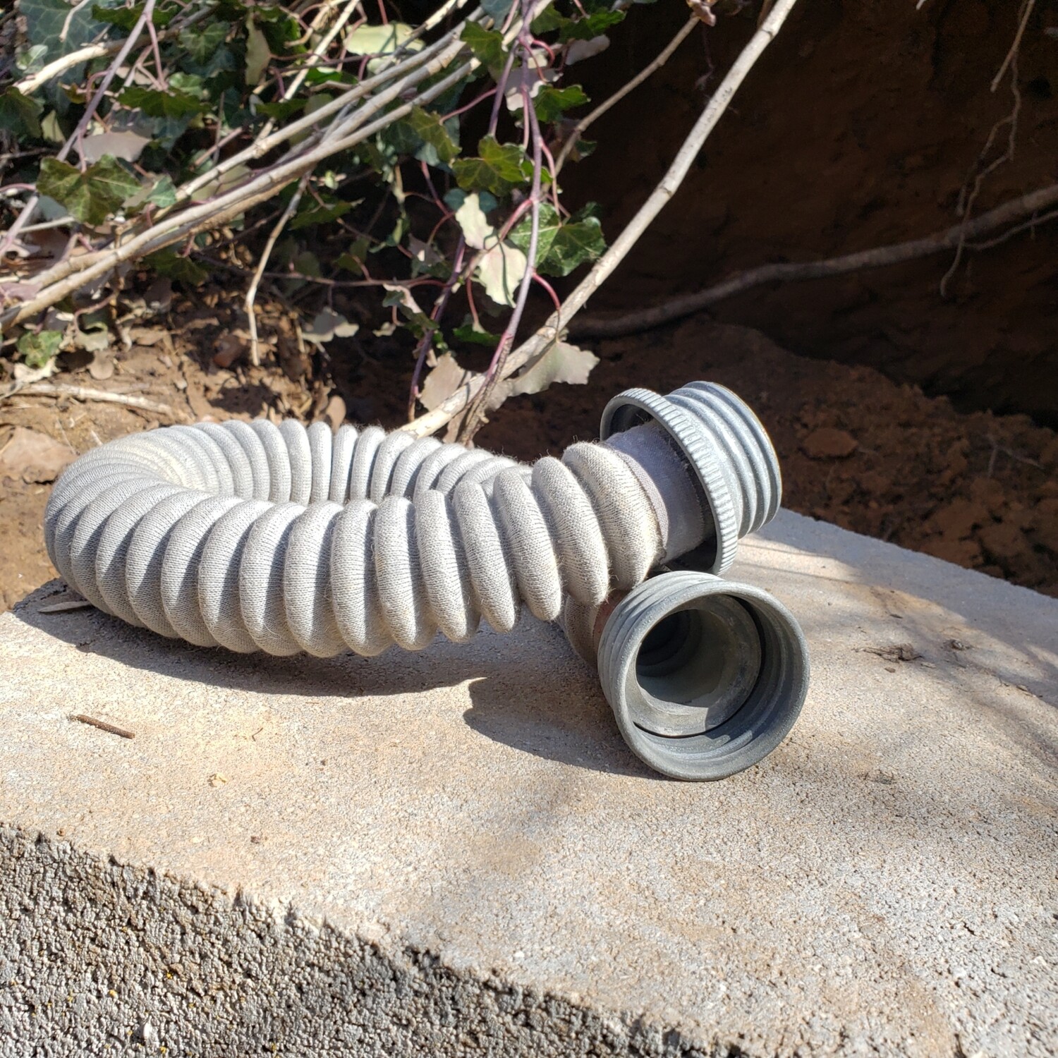 GOST gas mask hose