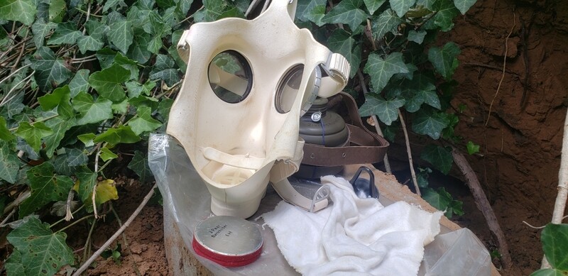 German Z56 civilian gas mask