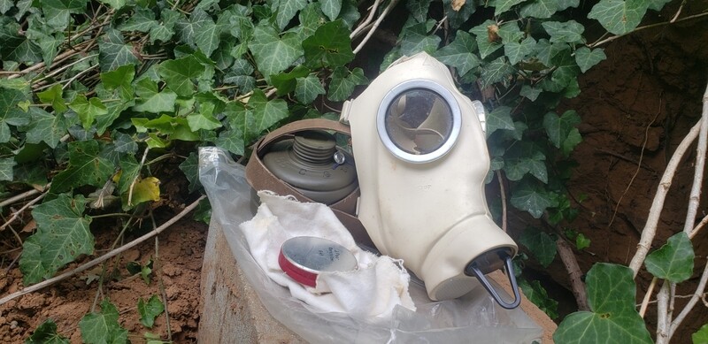 German Z56 civilian gas mask