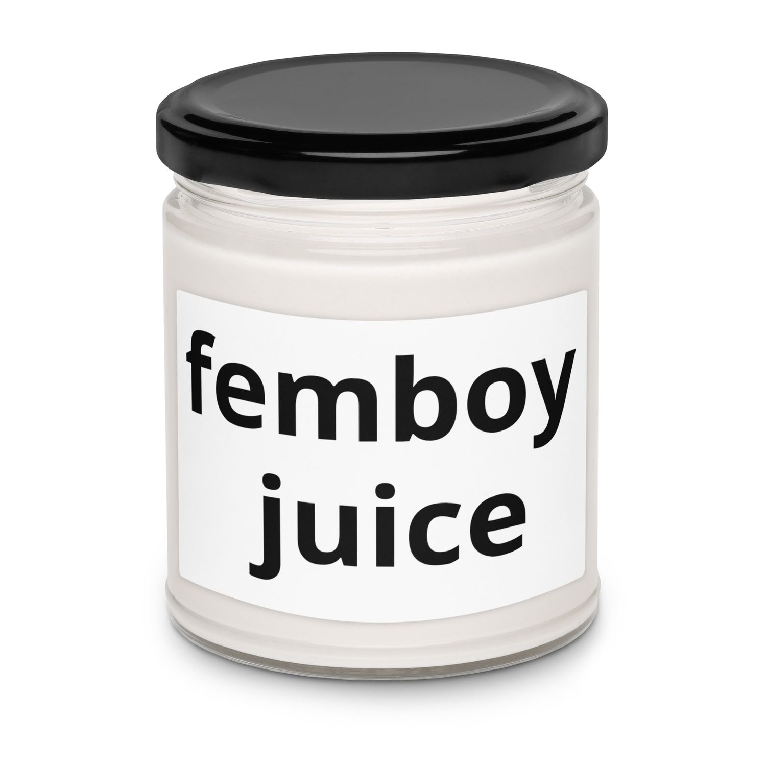 Scented soy candle