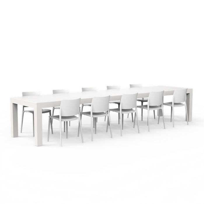 BORRA Aluminium Table 2600x1000x760