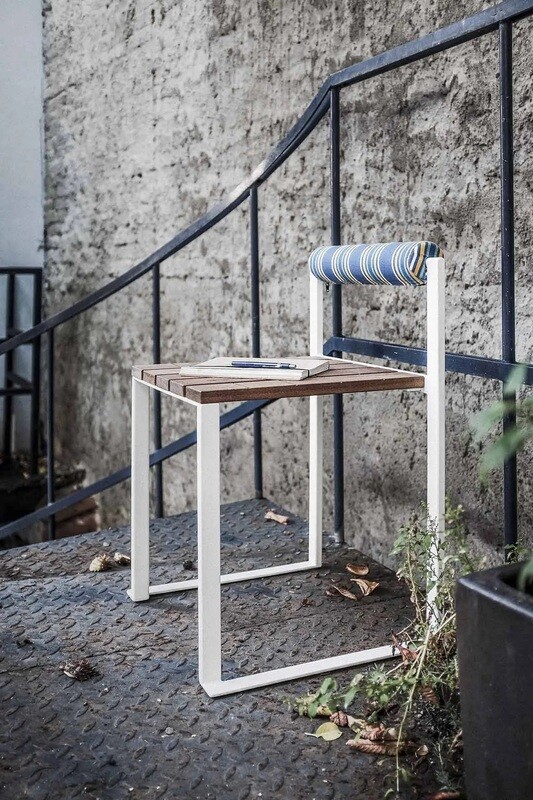BISTROT STOOL WITH BACKREST