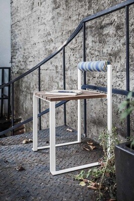 STOOL WITH BACKREST BISTROT