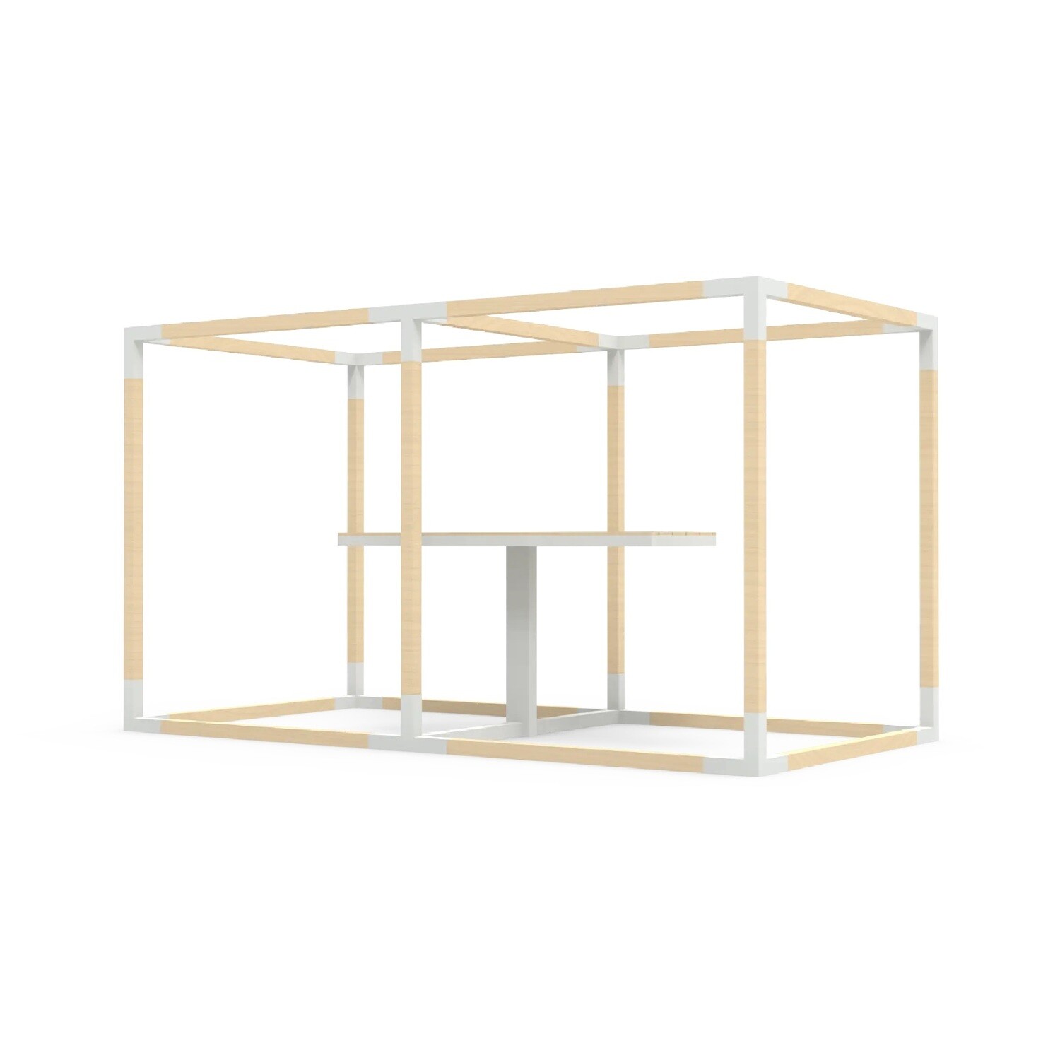 DINING TABLE FOR TWO CUBES - HIGH  - Modular System LEVA (ACCESSORY)