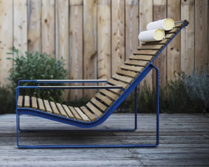 PREVA RELAXING  DECKCHAIR WITH ARMRESTS
