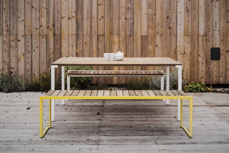 BISTROT SET 4 (rectangular table, 2 benches)