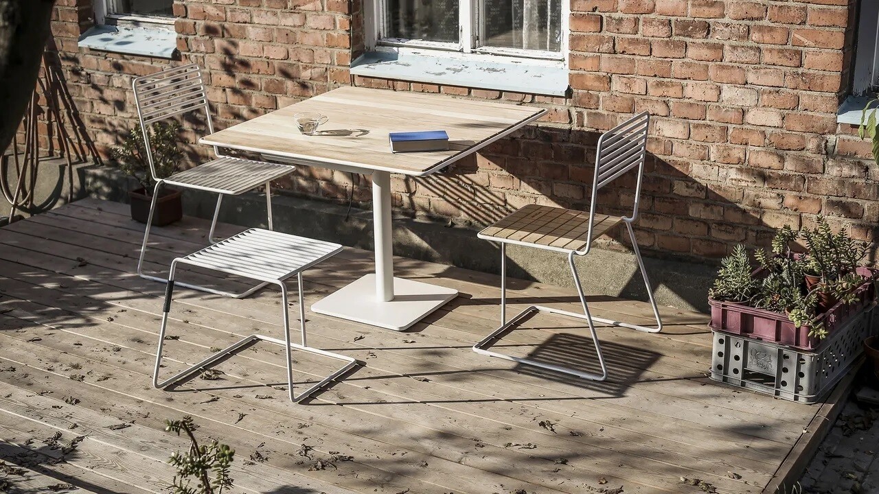 TINA SET 2 (large table, 4 chairs with backrest)